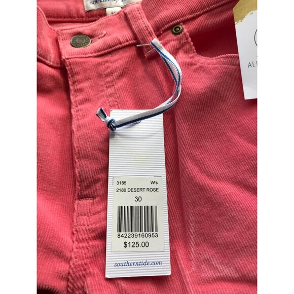 Southern Tide "Desert Rose" Pink Thin Wale Corduroy Pants, Size 30, NWT! $125 - Picture 8 of 8